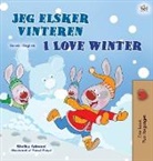Shelley Admont, Kidkiddos Books - I Love Winter (Danish English Bilingual Children's Book)