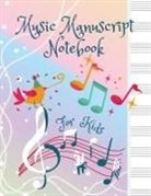 Adil Daisy - Music Manuscript Notebook For Kids
