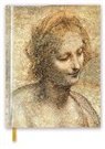 Leonardo Da Vinci: Detail of the Head of the Virgin Blank Sketch Book