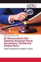 Rafael José Arroyave Díaz - El Observatorio Del Sistema Procesal Penal Acusatorio "Guillermo Duque Ruíz"