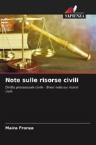Maíra Fronza - Note sulle risorse civili
