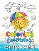 Gumdrop Press - Coloring Calendar 2021 Beach Dreams