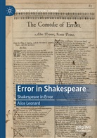 Alice Leonard - Error in Shakespeare