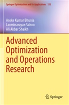 Asoke Kuma Bhunia, Asoke Kumar Bhunia, Laxminaraya Sahoo, Laxminarayan Sahoo, Al Shaikh, Ali Akbar Shaikh - Advanced Optimization and Operations Research