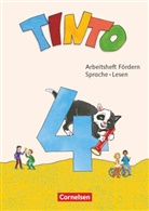 Stephani Aschenbrandt, Stephanie Aschenbrandt, Gerlind Freyer, Gerlinde Freyer, Kat Gade - Tinto Sprachlesebuch 2-4 - Neubearbeitung 2019 - 4. Schuljahr Arbeitsheft Fördern - Sprache und Lesen