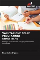 Natália Rodrigues - VALUTAZIONE DELLE PRESTAZIONI DIDATTICHE