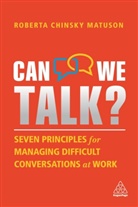 Roberta Chinsky Matuson, Roberta Chinsky Matuson, Matuson Roberta Chinsky - Can We Talk?