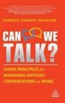 Roberta Chinsky Matuson, Matuson Roberta Chinsky, Roberta Chinsky Matuson - Can We Talk?