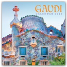 Flame Tree Publishing, Antoni Gaudi, Flame Tree Studio - Gaudi Wall Calendar 2022 (Art Calendar)