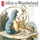 Flame Tree Studio - British Library Alice in Wonderland Mini Wall Calendar 2022 Art
