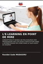 Rasidat Sade Mudasiru - L'E-LEARNING EN POINT DE MIRE