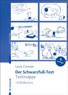 Loui Corman, Louis Corman, Anna Dute-Corman - Schwarzfuß-Test, Testmappe