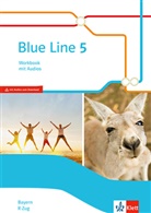 Blue Line 5 R-Zug. Ausgabe Bayern - Workbook mit Audio-CD Klasse 9