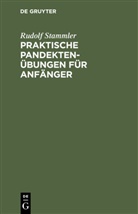 Rudolf Stammler - Praktische Pandektenübungen für Anfänger