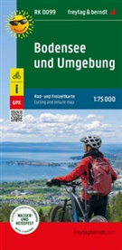 Freytag-Berndt und Artaria KG, freytag &amp; berndt, freytag &amp; berndt - Bodensee und Umgebung, Rad- und Freizeitkarte 1:75.000, freytag & berndt, RK 0099