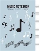 Writing Pro - Music Sheets Manuscript Paper 6 Staves per Page