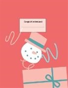 Allegra Edupublishing - Composition Notebook: Wide Ruled Lined Paper: Large Size 8.5x11 Inches, 110 pages. Notebook Journal: Chirstmas Presents Santa Workbook for P