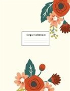Allegra Edupublishing - Composition Notebook: Wide Ruled Lined Paper: Large Size 8.5x11 Inches, 110 pages. Notebook Journal: Purple Pink Flower Workbook for Prescho