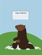 Allegra Edupublishing - Composition Notebook: Wide Ruled Lined Paper: Large Size 8.5x11 Inches, 110 pages. Notebook Journal: Beaver Looking at Sun Workbook for Pres