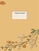 Allegra Edupublishing - Composition Notebook: Wide Ruled Lined Paper: Large Size 8.5x11 Inches, 110 pages. Notebook Journal: Beatiful Orange Flower Workbook for Pre