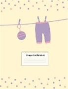 Allegra Edupublishing - Composition Notebook: Wide Ruled Lined Paper: Large Size 8.5x11 Inches, 110 pages. Notebook Journal: Baby Toys and Clothes Workbook for Pres