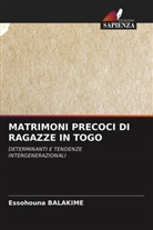 Essohouna Balakime - MATRIMONI PRECOCI DI RAGAZZE IN TOGO