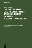 Georg Brandes - Georg Brandes: Die Litteratur des neunzehnten Jahrhunderts in ihren Hauptströmungen - Band 5: Die romantische Schule in Frankreich