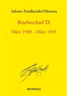 Salomo Friedlaender, Hartmut Geerken, Detlef Thiel - Briefwechsel IX