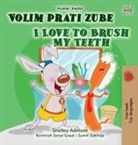 Shelley Admont, Kidkiddos Books - I Love to Brush My Teeth (Croatian English Bilingual Book for Kids)
