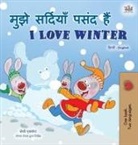 Shelley Admont, Kidkiddos Books - I Love Winter (Hindi English Bilingual Book for Kids)