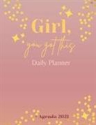 Adil Daisy - Girl, You Got This Daily Planner + Agenda 2021