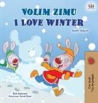 Shelley Admont, Kidkiddos Books - I Love Winter (Serbian English Bilingual Children's Book - Latin Alphabet)