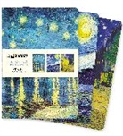 Vincent Van Gogh Set of 3 Midi Notebooks
