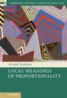 Afroditi Marketou, Afroditi (Universite Du Luxembourg) Marketou - Local Meanings of Proportionality
