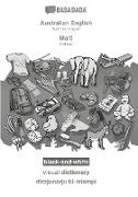 Babadada Gmbh - Australian English - Malti, visual dictionary, BW - BABADADA Australian English - Maltese, visual dictionary, BW