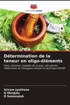 Sriram Jyothsna, G Manjula, G. Manjula, D Sammaiah, D. Sammaiah - Détermination de la teneur en oligo-éléments