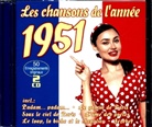 Les Chansons De l`Année 1951, 2 CD (Hörbuch)