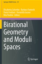 Elisabetta Colombo, Barbar Fantechi, Barbara Fantechi, Paola Frediani, Paola Frediani et al, Donatella Iacono... - Birational Geometry and Moduli Spaces