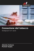 Puneet Gupta, Adeeba Saleem - Cessazione del tabacco