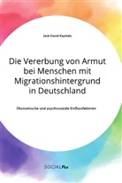Jack David Kayindu - Die Vererbung von Armut bei Menschen mit Migrationshintergrund in Deutschland. Ökonomische und psychosoziale Einflussfaktoren