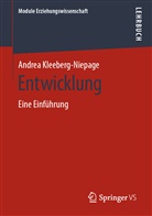 Andrea Kleeberg-Niepage - Entwicklung