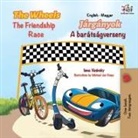 Kidkiddos Books, Inna Nusinsky - The Wheels The Friendship Race (English Hungarian Bilingual Children's Book)