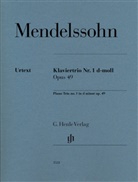 Ernst Herttrich - Felix Mendelssohn Bartholdy - Klaviertrio Nr. 1 d-moll op. 49