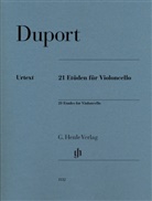Norbert Gertsch - Jean-Louis Duport - 21 Etüden für Violoncello