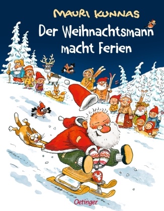 Mauri Kunnas, Mauri Kunnas, Tanja Küddelsmann - Der Weihnachtsmann macht Ferien - Bilderbuch-Klassiker mit lustigen, wimmeligen Illustrationen