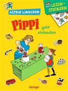 Astrid Lindgren, Ingrid Vang Nyman, Ingrid Vang Nyman - Lesen + Stickern. Pippi geht einkaufen