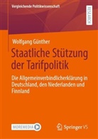 Wolfgang Günther - Staatliche Stützung der Tarifpolitik