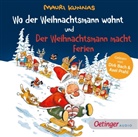 Mauri Kunnas, Dirk Bach, Mauri Kunnas, Axel Prahl, Küdde, Anu Pyykönen-Stohner... - Wo der Weihnachtsmann wohnt und Der Weihnachtsmann macht Ferien, 1 Audio-CD (Hörbuch)