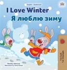 Shelley Admont, Kidkiddos Books - I Love Winter (English Ukrainian Bilingual Book for Kids)