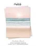 Crafterly Paperie - Aesthetic Beach Stationery Paper